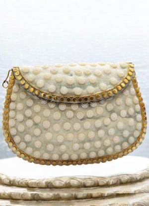 Elegance Pearl Studded Clutch