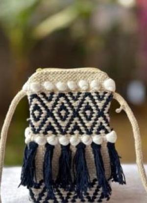 Dark Purple Mobile Sling Bag