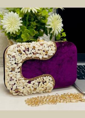 Purple Hand Work Clutch