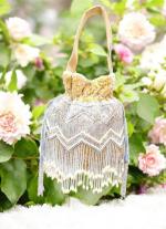 Golden Heavy Beads Potli