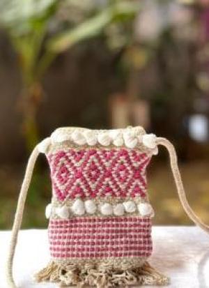 Pink Mobile Sling Bag