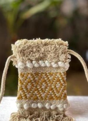 Yellow Mobile Sling Bag
