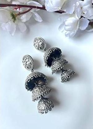 Oxidised Earrings