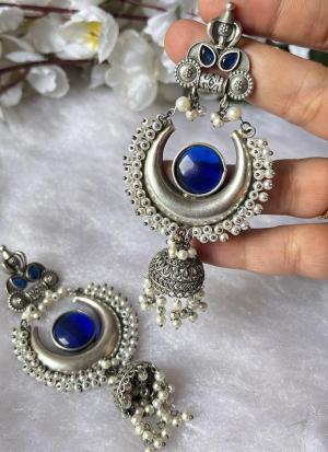 Crescent Pearl Drop Earrings