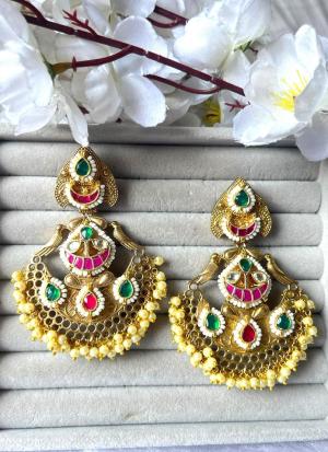 Earrings with Bird Motifs & Gemstone Accents