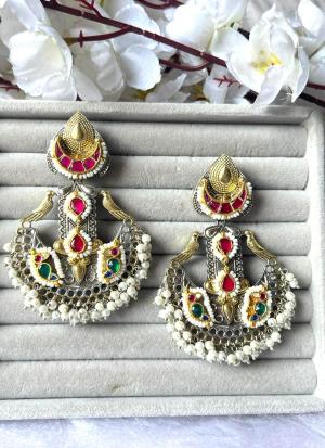 Earrings with Bird Motifs