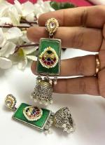 Floral Gemstone Ear Cuff & Matching Ring