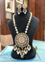 Yellow & Red Bridal Necklace Set with Matching Earrings
