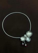 Lotus-Inspired Silver Necklace