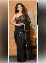 Stunning Silk Cotton Saree with Contrast Pallu