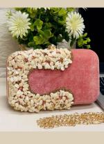 Pink Hand Work Clutch