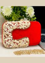 Bold Red Hand Work Clutch
