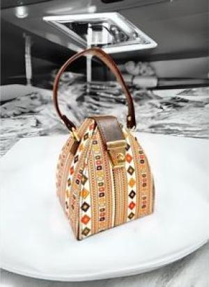 Multicolor Digital Print Potli