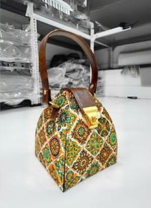 Multicolor Digital Print Potli