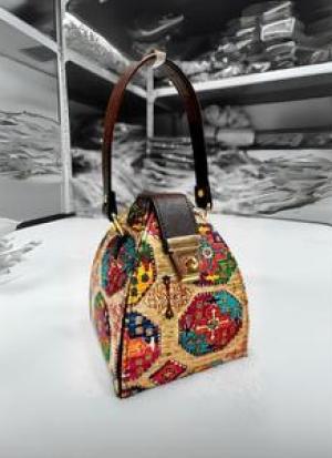 Multicolor Digital Print Potli