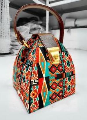 Multicolor Digital Print Potli