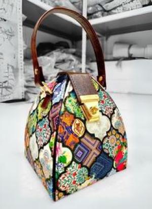 Multicolor Digital Print Potli