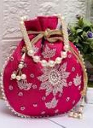 Pink Potli Bag