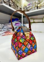 Multicolor Digital Print Potli