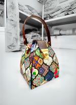 Multicolor Digital Print Potli