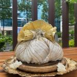White And Golden Potli
