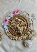 Golden Beaded Patterns Potli