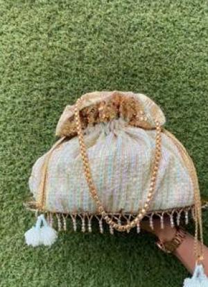 Multicolor Beaded Potli