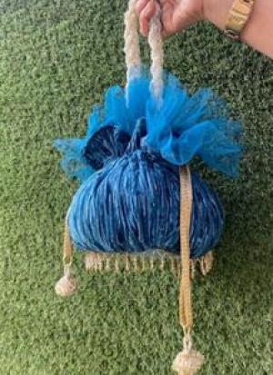 Dark Blue Potli