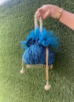 Dark Blue Potli