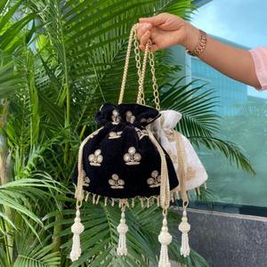 Black Velvet Potli
