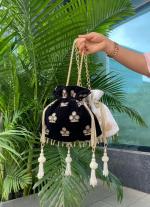Black Velvet Potli