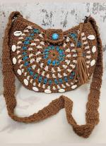 Dark Brown Croissant Sling Bag