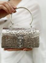 Floral German Silver Clutch
