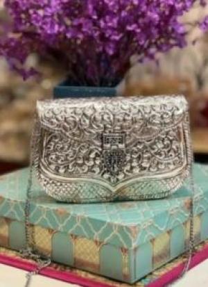 German Silver Clutch
