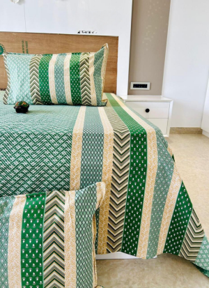 Green Bed Sheet